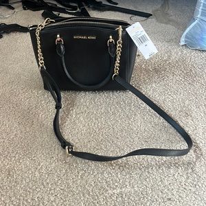 Michael Kors Ellis small satchel black leather